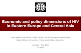 Economic and policy dimensions of HIV in Eastern Europe and Central Asia