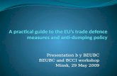 A practical guide to the EU’s trade  defence  measures and anti-dumping policy