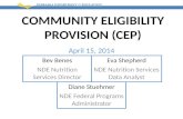 COMMUNITY ELIGIBILITY PROVISION (CEP)