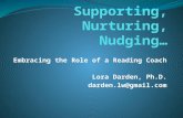 Supporting, Nurturing, Nudging…