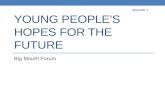 Young People’s Hopes for the Future