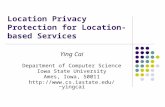Location Privacy Protection for Location-based Services
