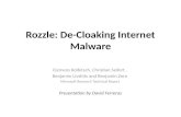 Rozzle : De- Cloaking  Internet Malware