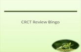 CRCT Review Bingo