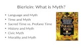 Bierlein: What is Myth?
