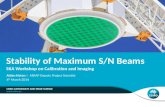 Stability of Maximum S/N Beams