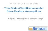 Time Series Classification under More Realistic Assumptions