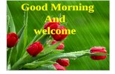 Good Morning  And welcome