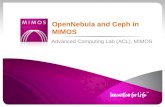 OpenNebula  and  Ceph  in MIMOS