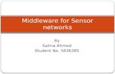 Middleware for Sensor networks