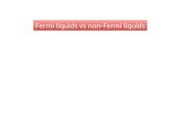 Fermi liquids  vs  non-Fermi liquids