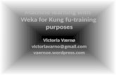 Machine learning with  Weka  for  Kung  fu - training  purposes