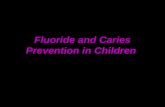 Fluoride and  Caries Prevention in Children
