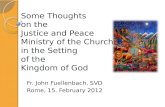 Fr. John Fuellenbach, SVD Rome, 15. February 2012