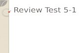 Review Test 5-1