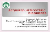 ACQUIRED HEMOSTATIC  DISORDERS