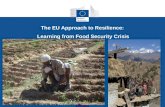 The EU Approach  to Resilience :  Learning  from  Food Security  Crisis