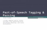 Part-of-Speech Tagging & Parsing
