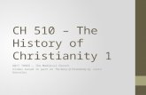 CH 510 – The History of Christianity 1