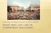 What was life like in Communist Bulgaria?