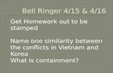 Bell Ringer 4/15 & 4/16