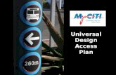 Universal Design A ccess Plan