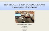 ENTHALPY OF FORMATION: Combustion of Methanol