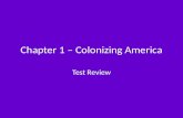 Chapter 1 – Colonizing America