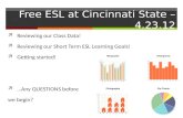 Free ESL at Cincinnati State – 4.23.12