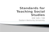 Standards for Teaching Social Studies