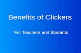 Benefits of Clickers