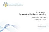 3 rd  Quarter  Contractor Business Meeting