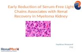 Early Reduction of Serum-Free Light Chains Associates with Renal Recovery in Myeloma Kidney