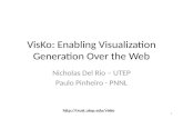 VisKo: Enabling Visualization Generation Over the Web