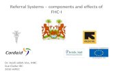 Referral Systems – components and effects of FHC-I