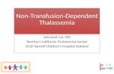 Non-Transfusion-Dependent Thalassemia