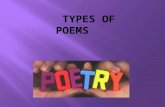 Types  of Poems
