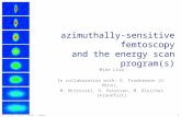 azimuthally-sensitive femtoscopy and the energy scan  program(s )