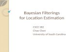 Bayesian  Filterings for Location Estimation