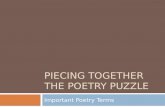 Piecing Together the Poetry Puzzle