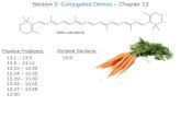 Section 2:  Conjugated  Dienes  – Chapter 13