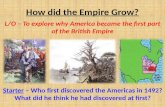 How did the Empire Grow?
