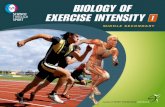 Biology of  Exercise Intensity  I