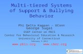 Multi-tiered Systems of Support & Bullying Behavior Phi Delta  K appan  - UConn