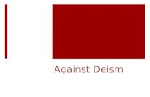 Against Deism