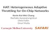 HAT: Heterogeneous Adaptive Throttling for On-Chip Networks