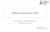 Objets Java pour la RI