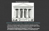 American Free  Enterprise-...make your own $ choices