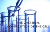 THE CHEMICAL COMPOSITION OF THE CELL