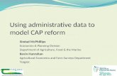 Using administrative data to model CAP reform